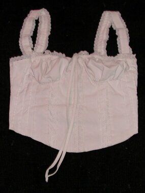 Beverly and Beck White Corset Top Size Small